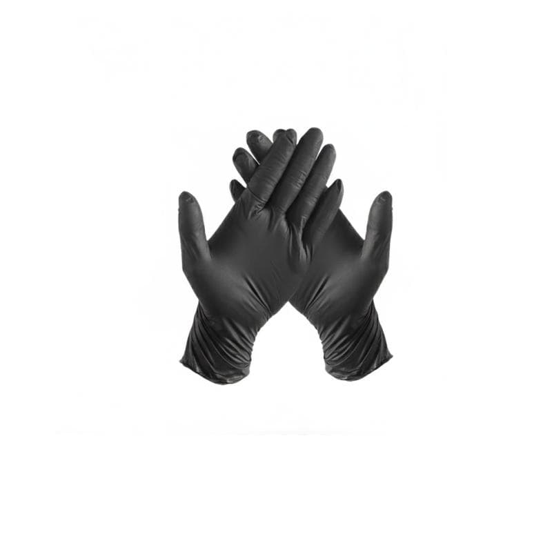 5 x Packs Of Nitrile Gloves Large Black
