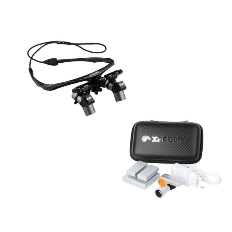 CarbonX Ergo Loupes 6.5x + Firefly Wireless Led